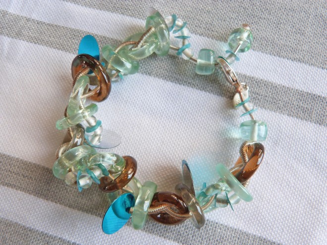 Bracelet Blue Rings Design Orna Lalo