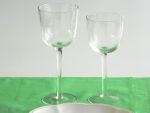 Verres Vin et Eau transparents (6 duos)