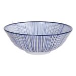 Bol Saladier Soba Nippon Blue Lines 21 cm Porcelaine