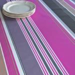 Toile Enduite Lorette Gris Rose (x10cm)