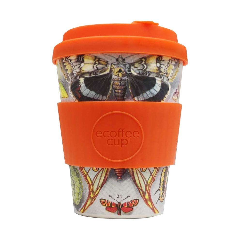 Mug Bambou Réutilisable Ecoffee Cup Farfalle 34 cl