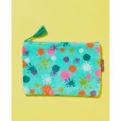 Trousse Velours Tâches Light Green Les Touristes