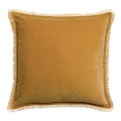 Coussin Velours Fara Mirabelle 45x45cm Vivaraise