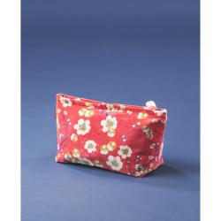 Trousse Airport XL Velours Blossom Bright Coral Les Touristes