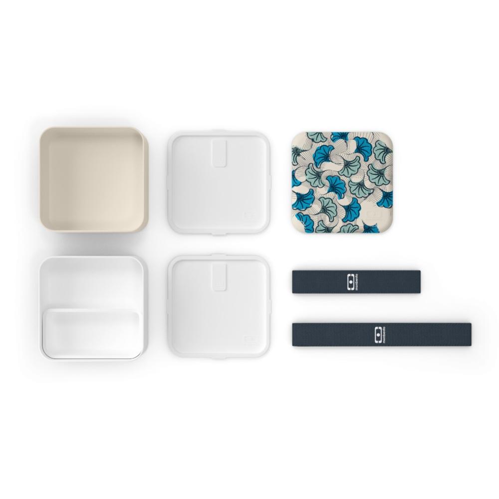 Lunch Box MB Square Blue Wax Monbento