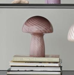 Lampe Mushroom S Rose Foncé Bahne