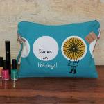 Trousse de Toilette Flower in Holidays Bleue 100drine