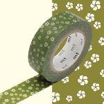 Masking Tape Fleurs Vert MT01D277Z