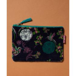 Trousse Velours Medium Sintra Navy Les Touristes
