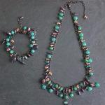 Collier et Bracelet Bohemian Turquoise