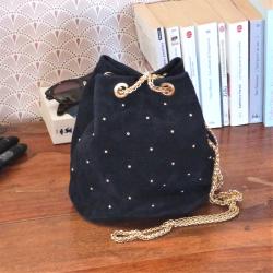 Sac Bourse Bleu Nuit Miss Lily