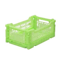 Boite de Rangement Pliante Mini Box Fluo Green Aykasa