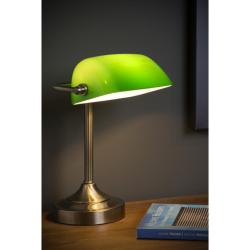 Lampe de Bureau Banker Verte Lucide