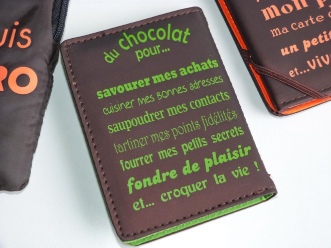 Porte-Cartes Chocolat Oh Là Là Caroline Lisfranc