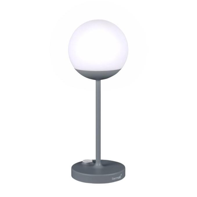Lampe Mooon LED Gris Orage Sans Fil 41 cm Fermob