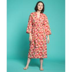 Peignoir Long Burmese Coral Les Touristes