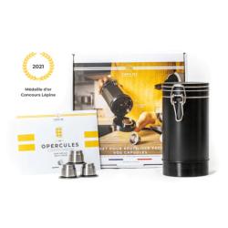 Coffret Caps Me Noir Rechargeur de Capsules de Café à l'Infini