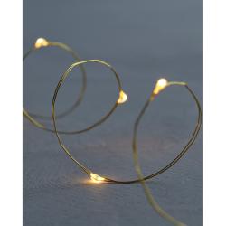 Guirlande Lumineuse 20 Leds Knirke Clear Gold Indoor Sirius