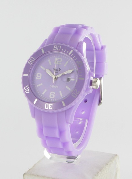 Montre Femme Silicone Sport Lilas