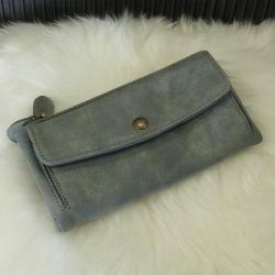 Portefeuille Soft Multi Gris Crazy Lou
