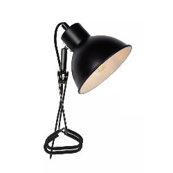 Lampe Pince Moys Noire Lucide