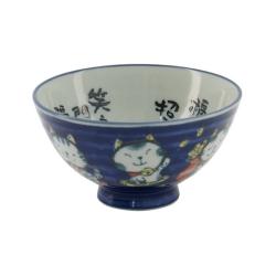 Bol Kawaii Cat Blue 11,5 cm Tokyo Design Studio
