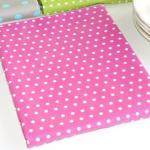 Nappe Enduite Pois Fuschia Stof 155x250 cm