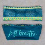 Bandeau Réversible Sweat Happy Just Breathe