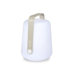 Lampe Balad LED Gris Argile Sans Fil 25 cm Fermob