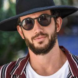 Lunettes de Soleil Belmont Mate Black Charly Therapy