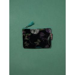 Pochette Velours Sintra Black Les Touristes