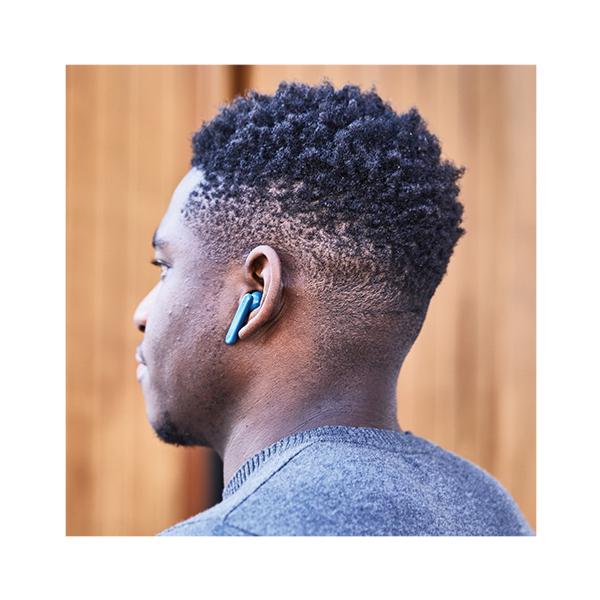 Ecouteurs Sans Fil Enceinte Bluetooth Speakerbuds Bleu Lexon