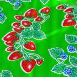 Toile Cirée Kitsch Kitchen Vert/Fraises (x10 cm)