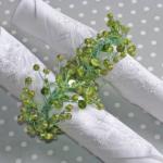 Rond de Serviette Vert (lot de 2)