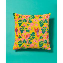 Coussin Velours Ancolie Yellow 45x45 cm Les Touristes