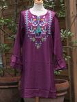 Robe Nanem Purple La Fiancée du Mekong