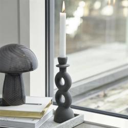 Lampe Mushroom S Gris Foncé Bahne