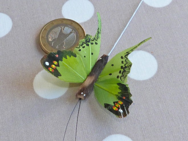 Papillons Décoratifs Verts (set de 4)
