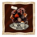 Foulard Hot Chocolate Bonjour Mon Coussin