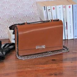 Sac Cuir Camel Graffity