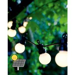 Guirlande Lumineuse SOLAIRE Lucas 10 Ampoules Leds White Start Sirius