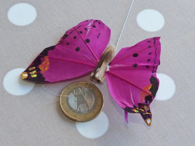 Papillons Décoratifs Prune (set de 5)