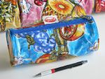 Trousse à Stylo Bleu/Fruits Kitsch Kitchen