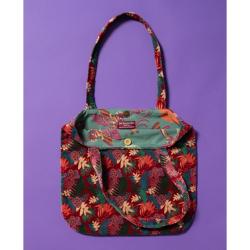 Sac Tote Bag Velours Tatie Fern Brick Les Touristes