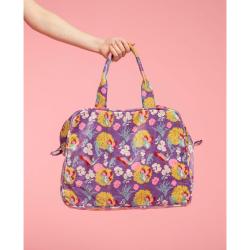 Sac Week-End Poppins Velours Heron Purple Les Touristes