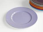 Assiette Plate Mélamine Mauve 25,5 cm